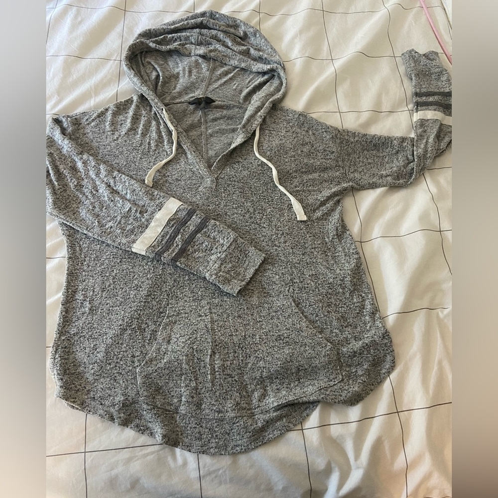 Mix brand gray hoodie sweatshirt